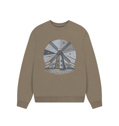 Windmill Women's Oversized Fit Organic Sweatshirt - Loom & Sprout