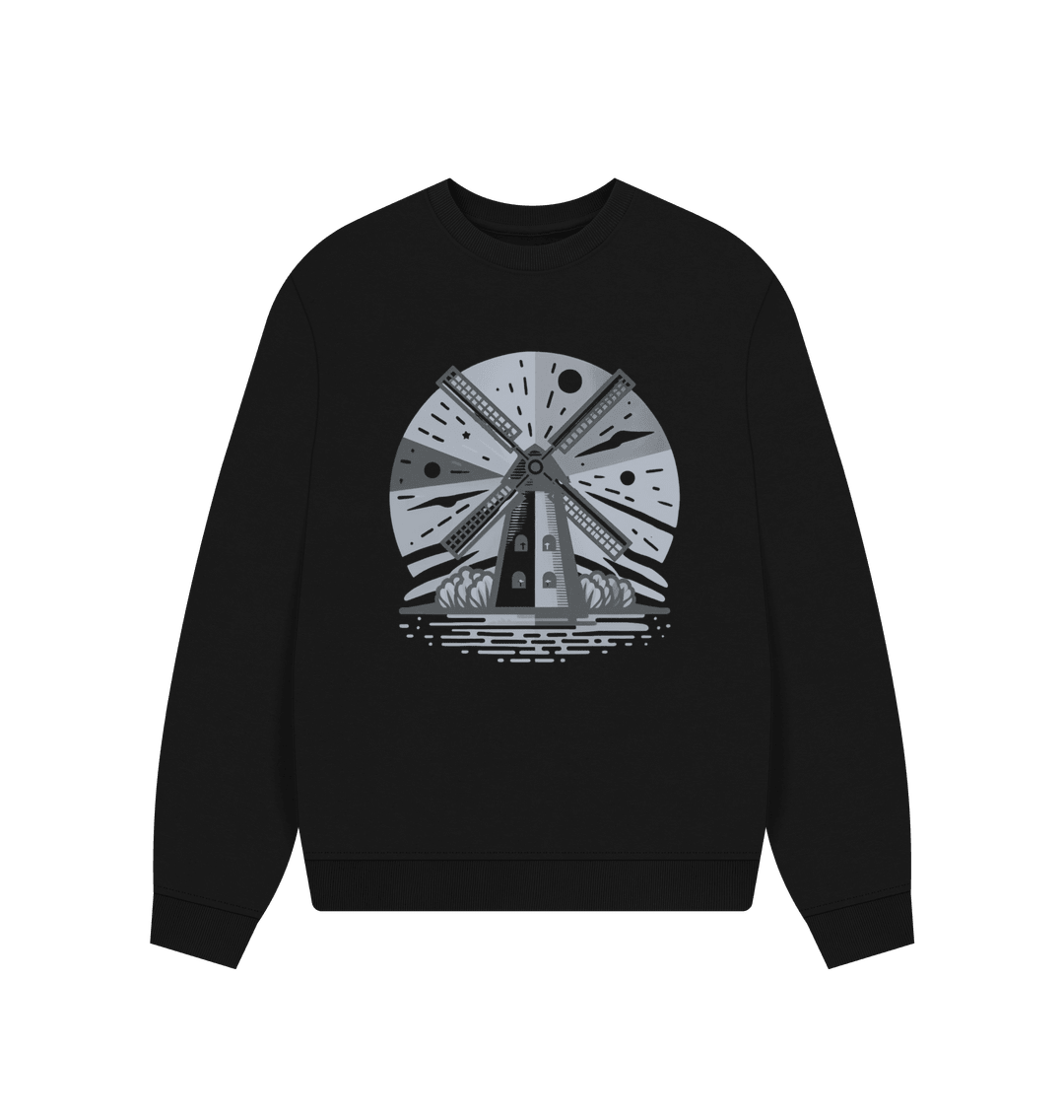 Windmill Women's Oversized Fit Organic Sweatshirt - Loom & Sprout