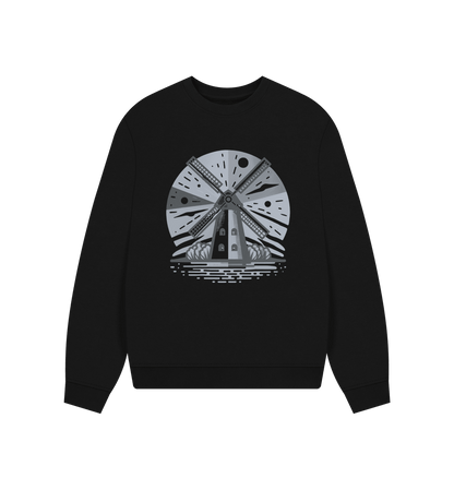 Windmill Women's Oversized Fit Organic Sweatshirt - Loom & Sprout