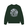 Windmill Women's Oversized Fit Organic Sweatshirt - Evergreen