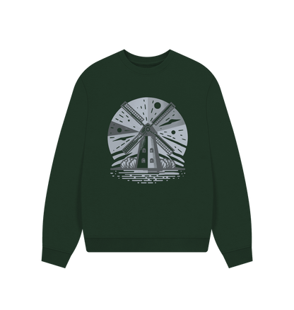 Windmill Women's Oversized Fit Organic Sweatshirt - Loom & Sprout