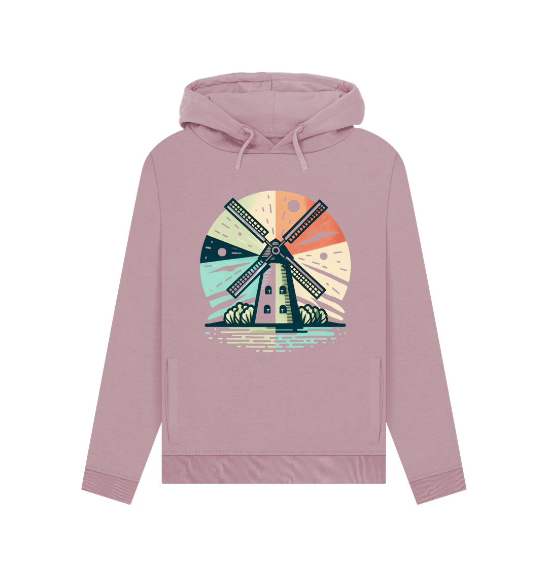Windmill Women's Pullover Organic Hoodie - Loom & Sprout
