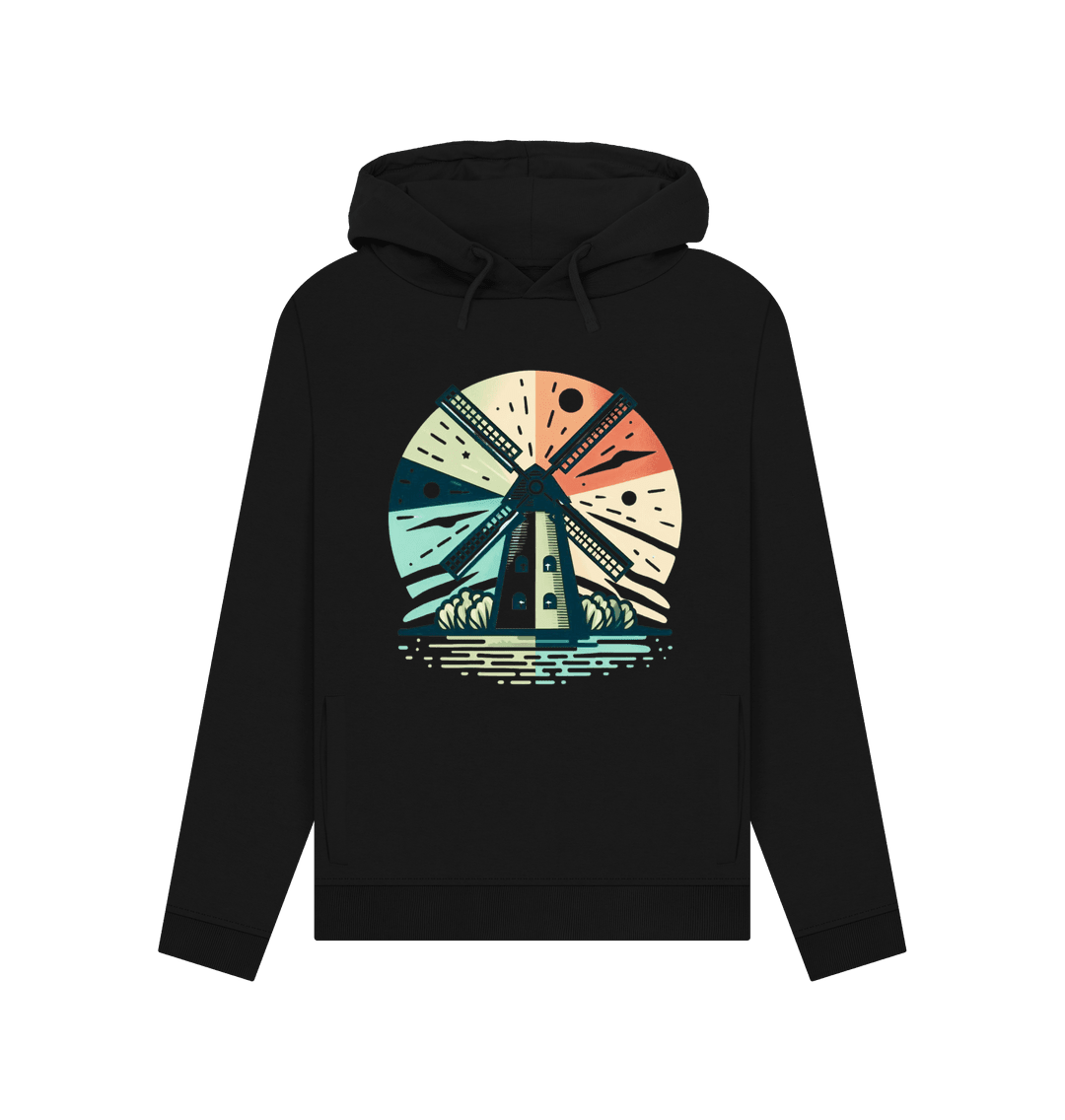 Windmill Women's Pullover Organic Hoodie - Loom & Sprout