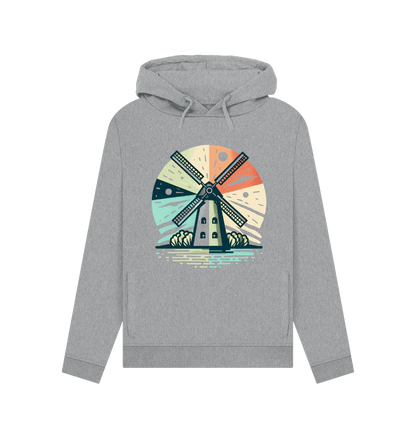 Windmill Women's Pullover Organic Hoodie - Loom & Sprout