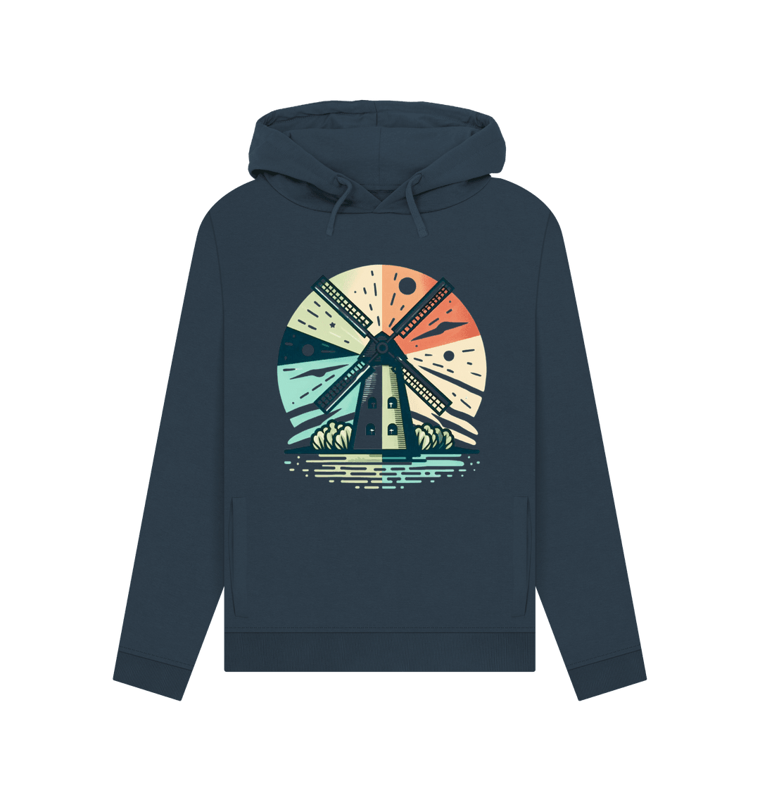 Windmill Women's Pullover Organic Hoodie - Loom & Sprout