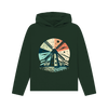 Windmill Women's Relaxed Fit Organic Hoodie - Evergreen