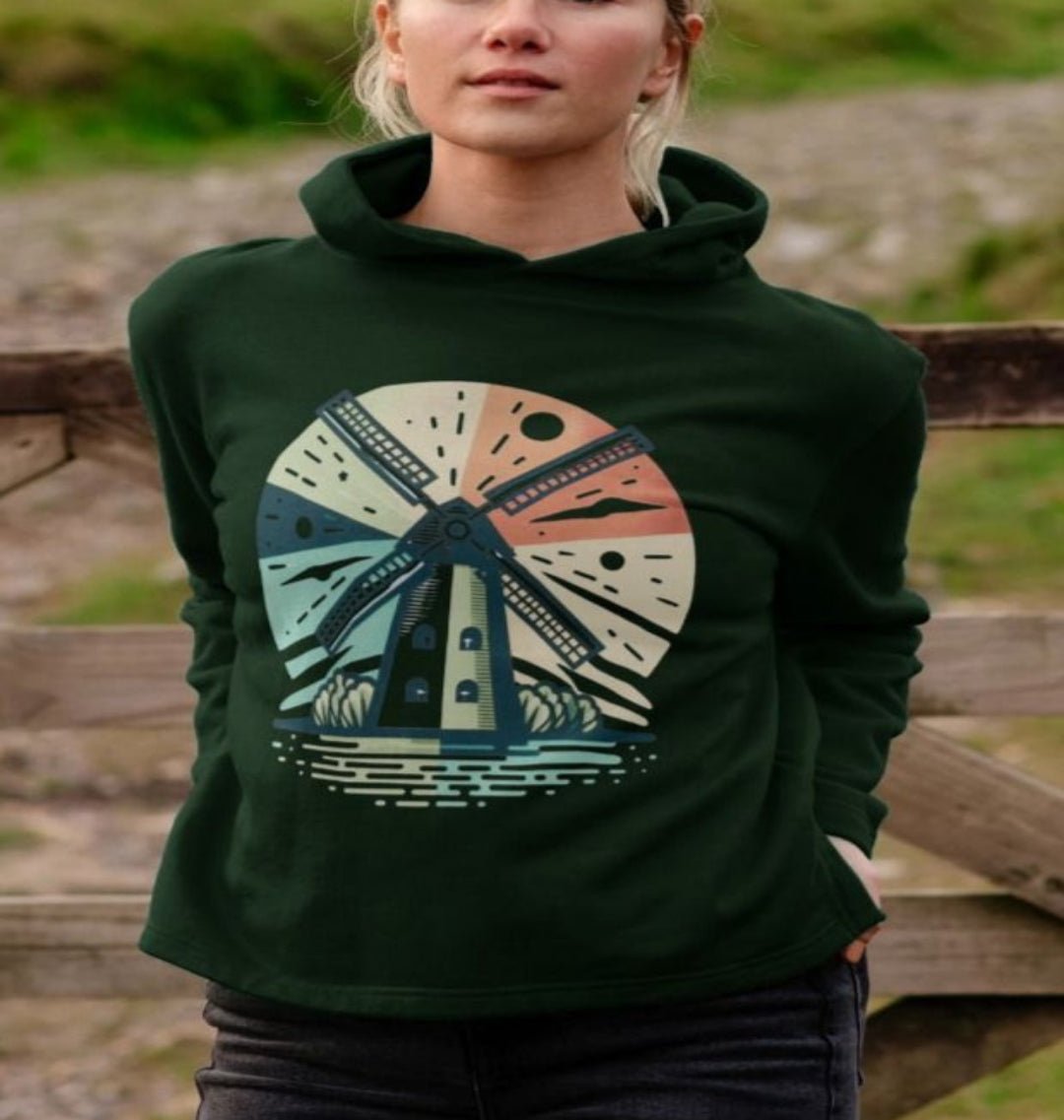 Windmill Women's Relaxed Fit Organic Hoodie - Loom & Sprout