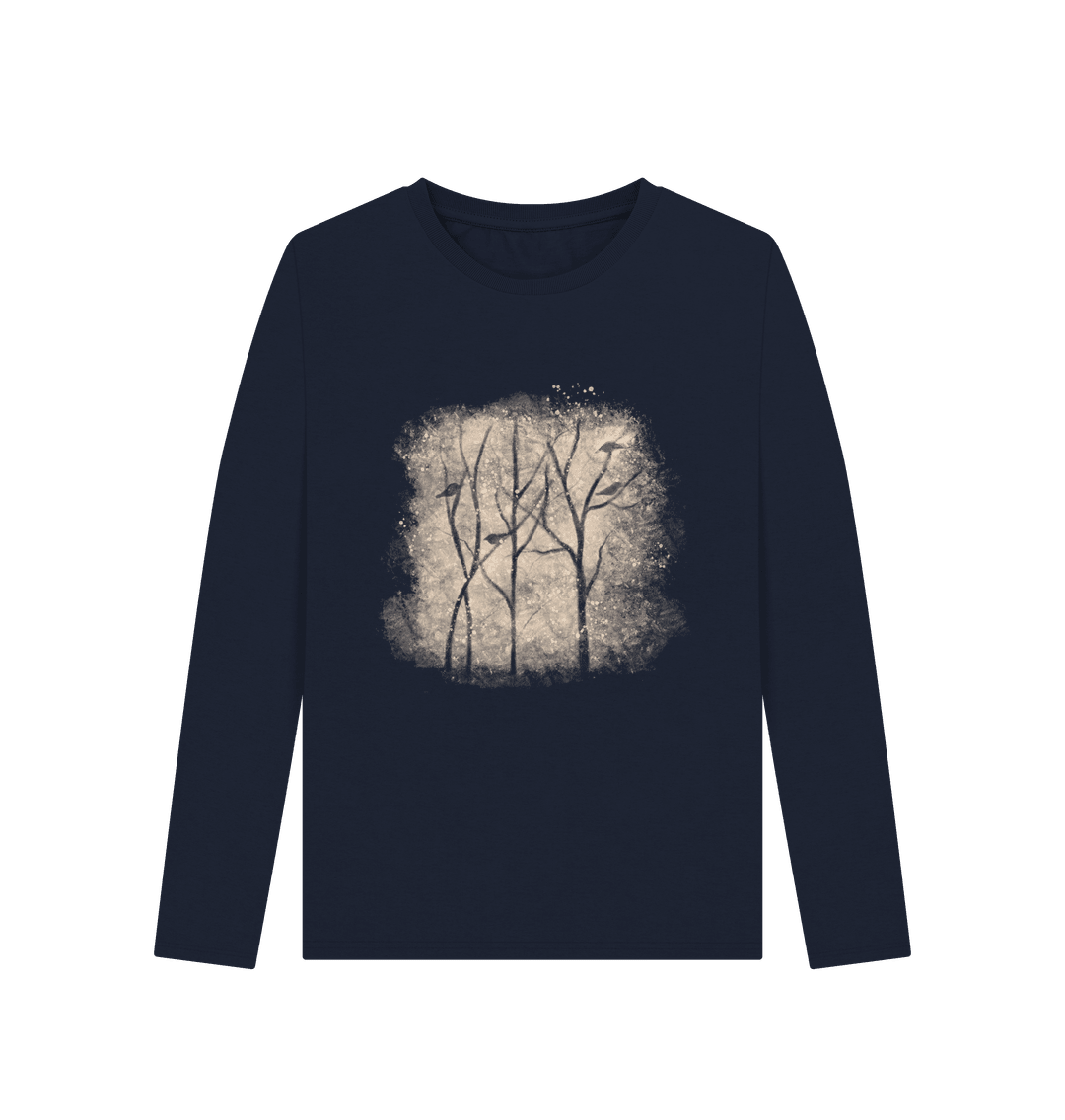 Winter Stems Women's Long Sleeve Organic T-Shirt - Loom & Sprout