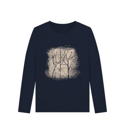 Winter Stems Women's Long Sleeve Organic T-Shirt - Loom & Sprout