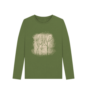 Winter Stems Women's Long Sleeve Organic T-Shirt - Loom & Sprout