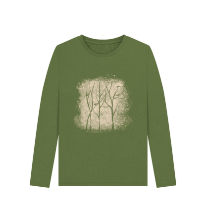 Winter Stems Women's Long Sleeve Organic T-Shirt - Loom & Sprout
