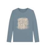Winter Stems Women's Long Sleeve Organic T-Shirt - Loom & Sprout