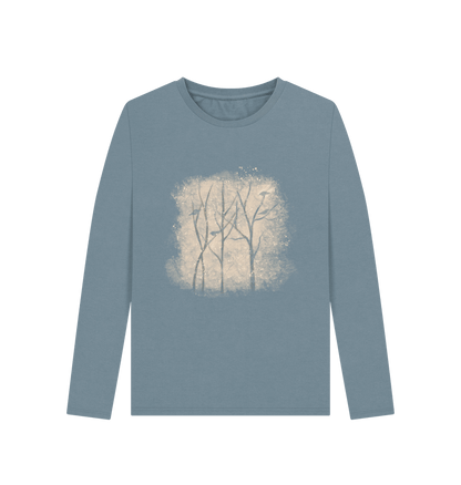Winter Stems Women's Long Sleeve Organic T-Shirt - Loom & Sprout