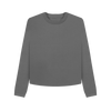 Women's Boxy Fit Organic Jumpers - Slate Grey