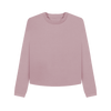 Women's Boxy Fit Organic Jumpers - Mauve