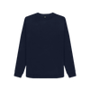 Women's Crewneck Organic Jumper - Navy Blue