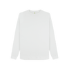 Women's Crewneck Organic Jumper - White