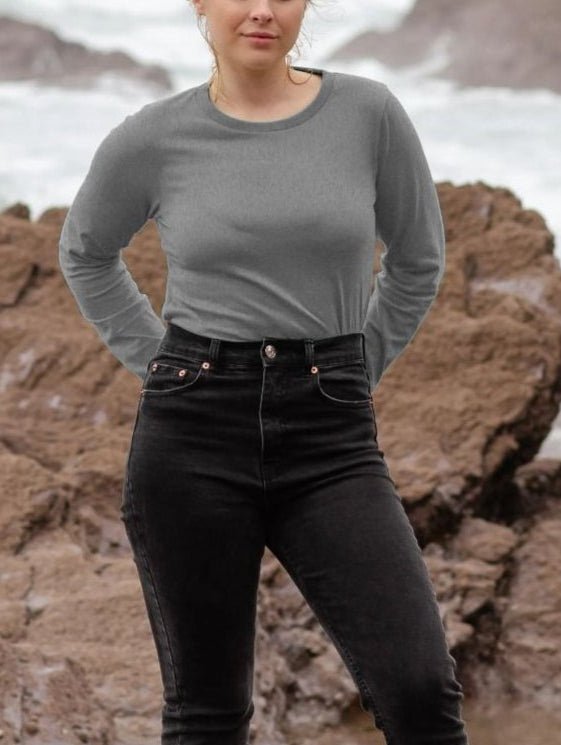 Women's Long Sleeve Organic T-Shirts - Loom & Sprout