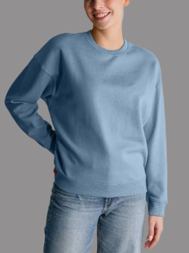 Women's Oversized Fit Organic Sweatshirt - Loom & Sprout