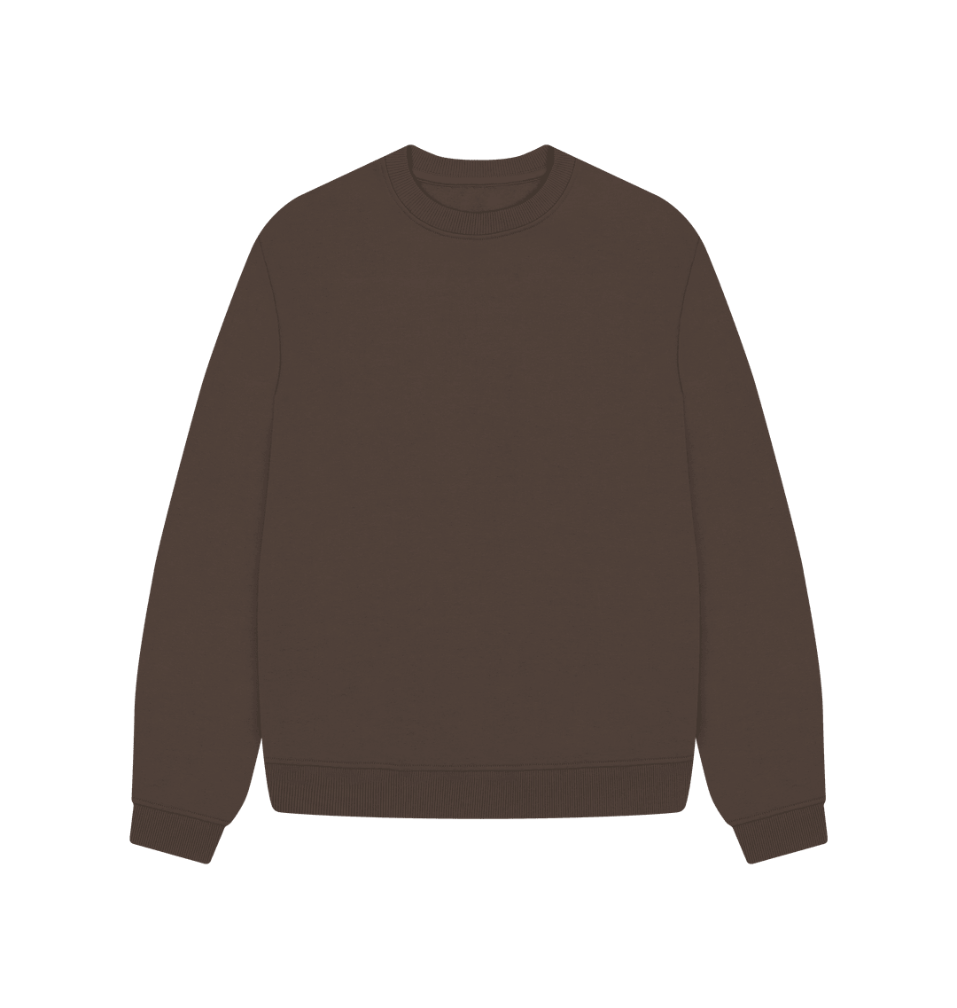 Women's Oversized Fit Organic Sweatshirt - Loom & Sprout
