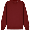 Women’s Pullover Midnight Sweatshirt | Organic, Regular Fit - Burgundy
