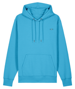 Women’s Pullover Ocean Blue Hoodie | Organic, Regular Fit - Loom & Sprout