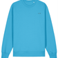 Women’s Pullover Ocean Blue Sweatshirt | Organic, Regular Fit - Loom & Sprout