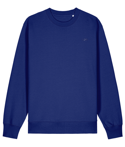 Women’s Pullover Ocean Blue Sweatshirt | Organic, Regular Fit - Loom & Sprout
