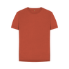 Women's Relaxed Fit Organic T-Shirts - Rust