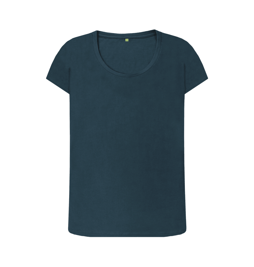 Women's Scoop Neck Organic T-Shirts - Loom & Sprout