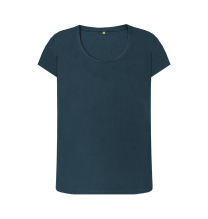Women's Scoop Neck Organic T-Shirts - Loom & Sprout