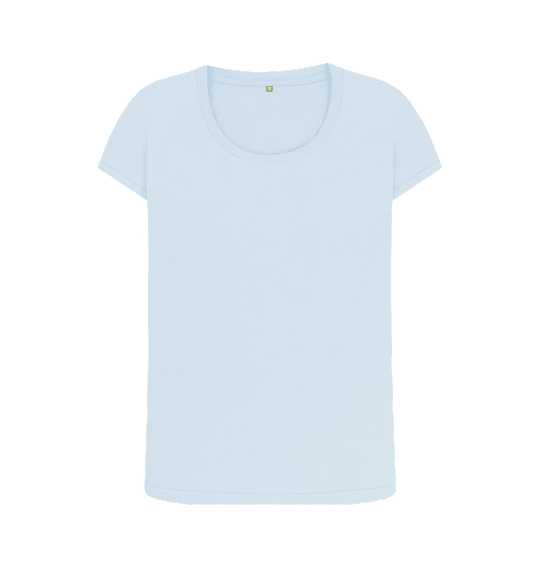 Women's Scoop Neck Organic T-Shirts - Loom & Sprout