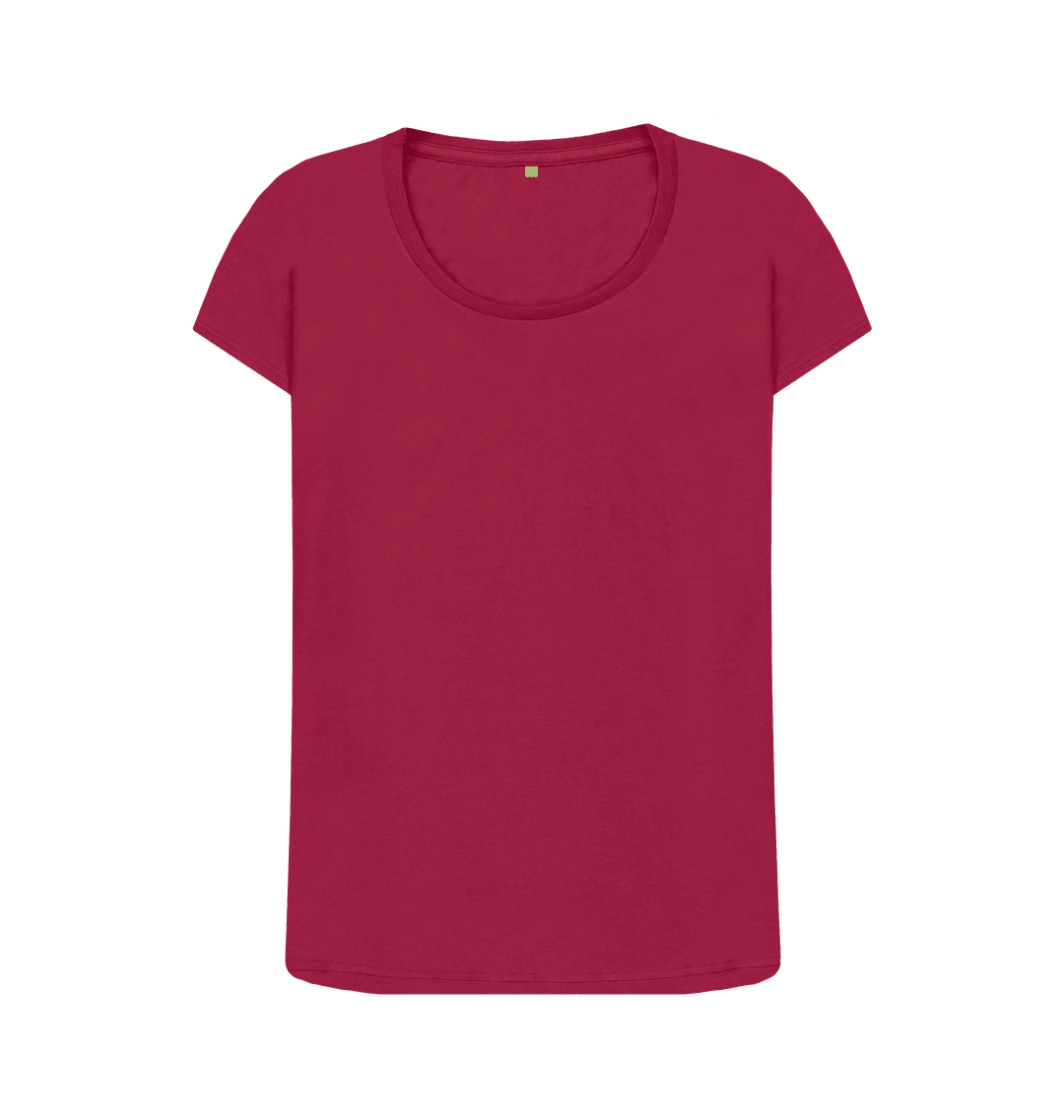 Women's Scoop Neck Organic T-Shirts - Loom & Sprout