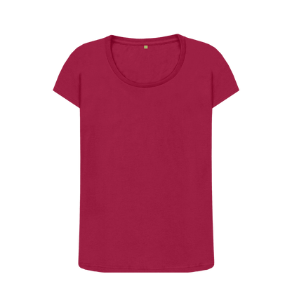 Women's Scoop Neck Organic T-Shirts - Loom & Sprout