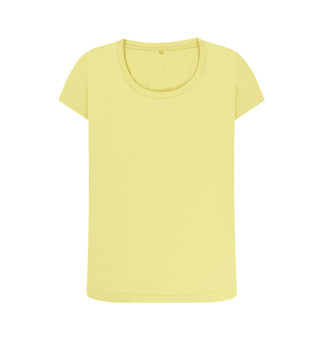 Women's Scoop Neck Organic T-Shirts - Loom & Sprout