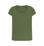 Women's Scoop Neck Organic T-Shirts - Loom & Sprout