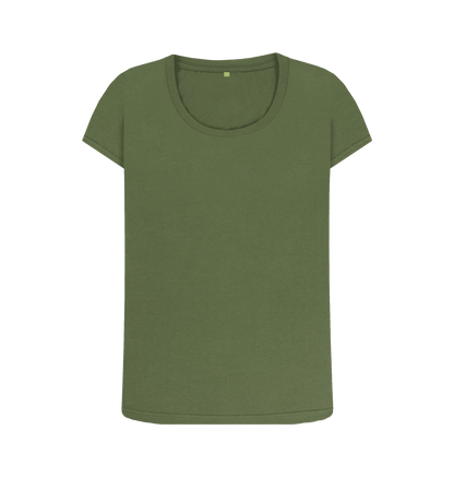 Women's Scoop Neck Organic T-Shirts - Loom & Sprout
