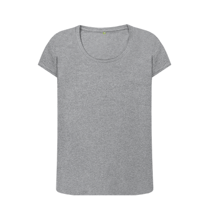 Women's Scoop Neck Organic T-Shirts - Loom & Sprout