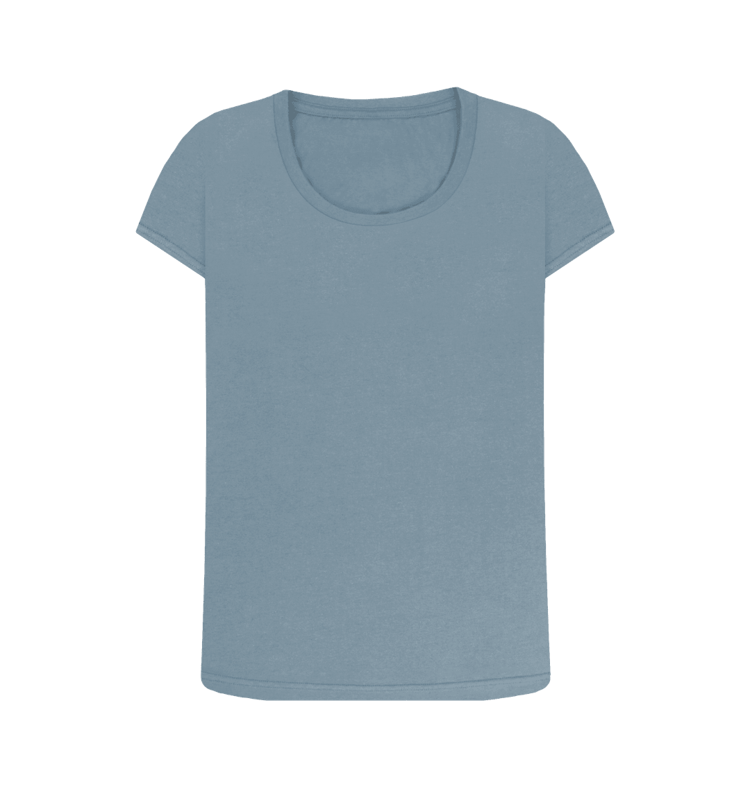 Women's Scoop Neck Organic T-Shirts - Loom & Sprout