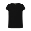 Women's Scoop Neck Organic T-Shirts - Black