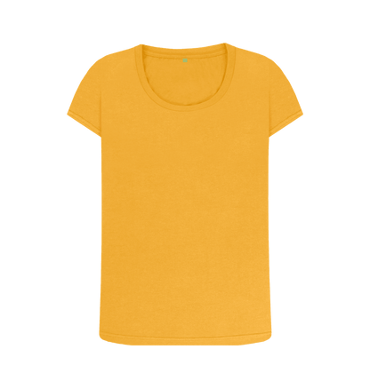 Women's Scoop Neck Organic T-Shirts - Loom & Sprout