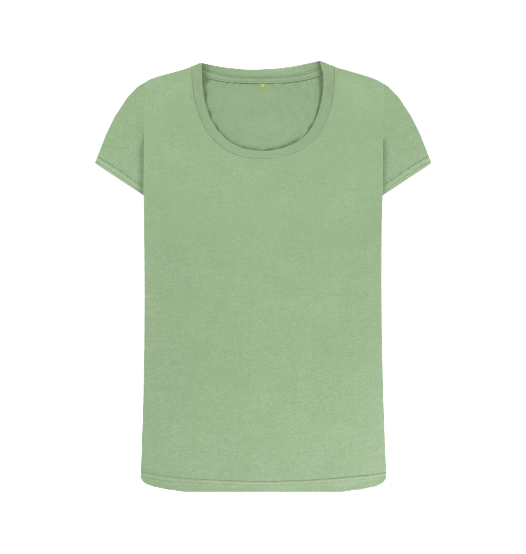 Women's Scoop Neck Organic T-Shirts - Loom & Sprout