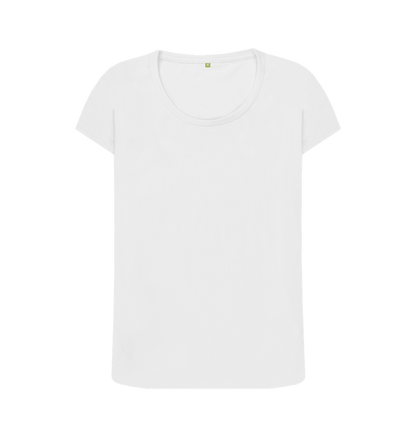 Women's Scoop Neck Organic T-Shirts - Loom & Sprout
