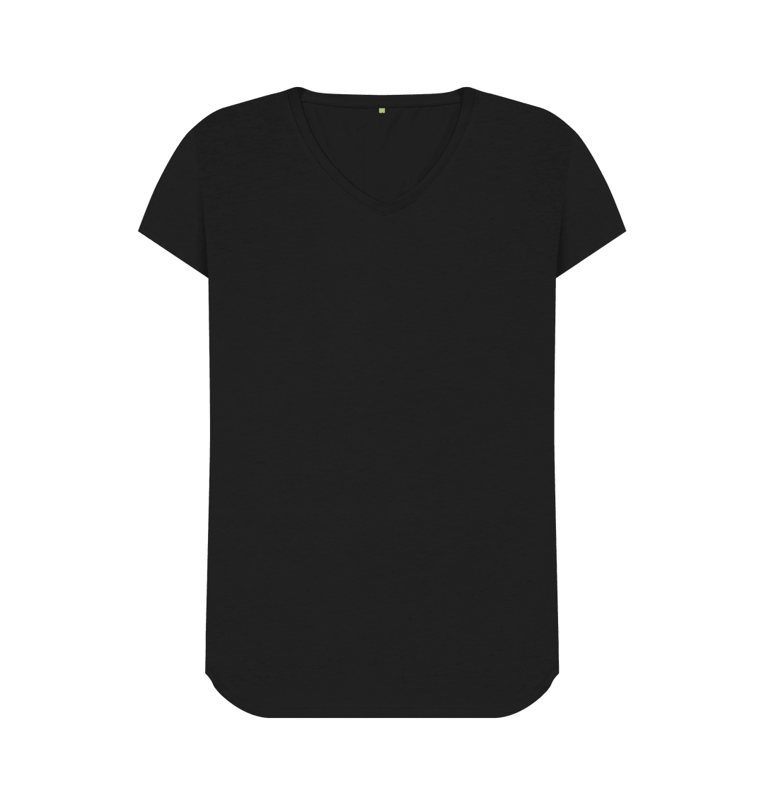 Women's V Neck Organic T-Shirts - Loom & Sprout