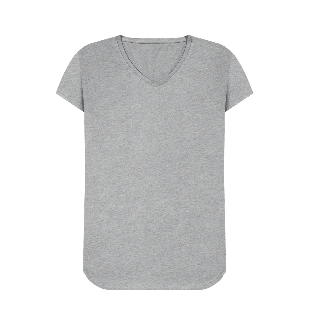 Women's V Neck Organic T-Shirts - Loom & Sprout
