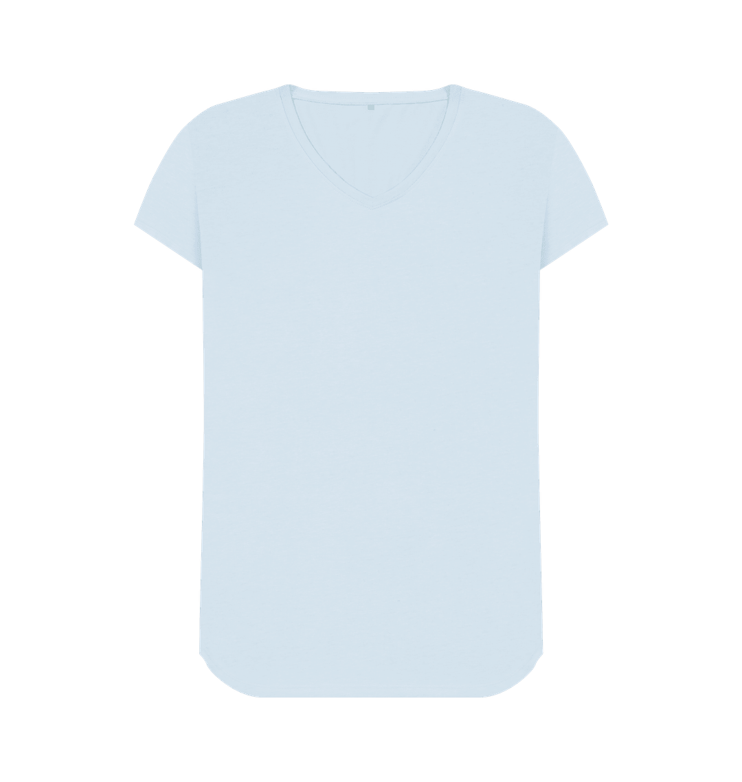 Women's V Neck Organic T-Shirts - Loom & Sprout