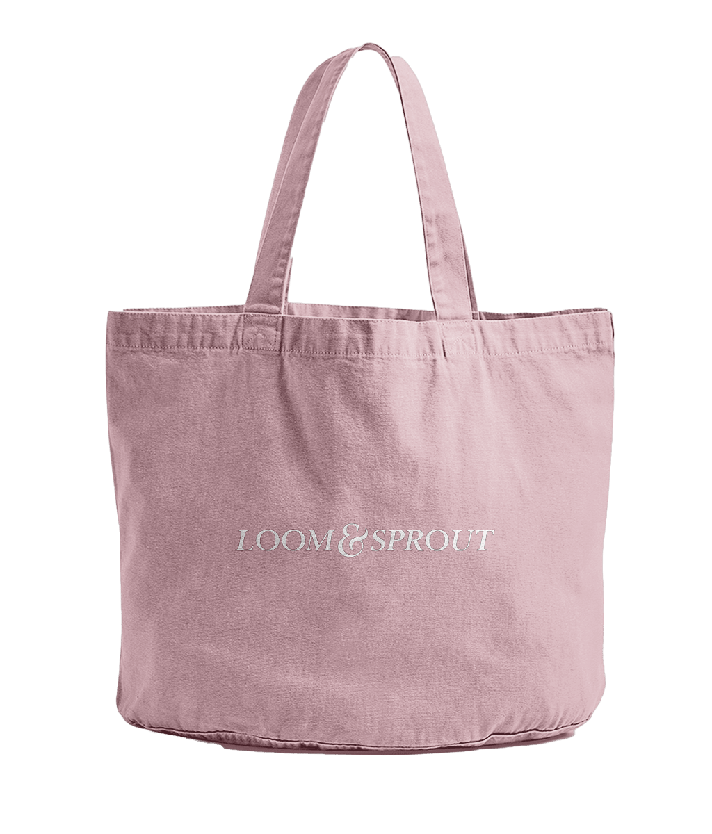 Women's Vintage Wash Canvas Tote | LOOM & SPROUT - Loom & Sprout