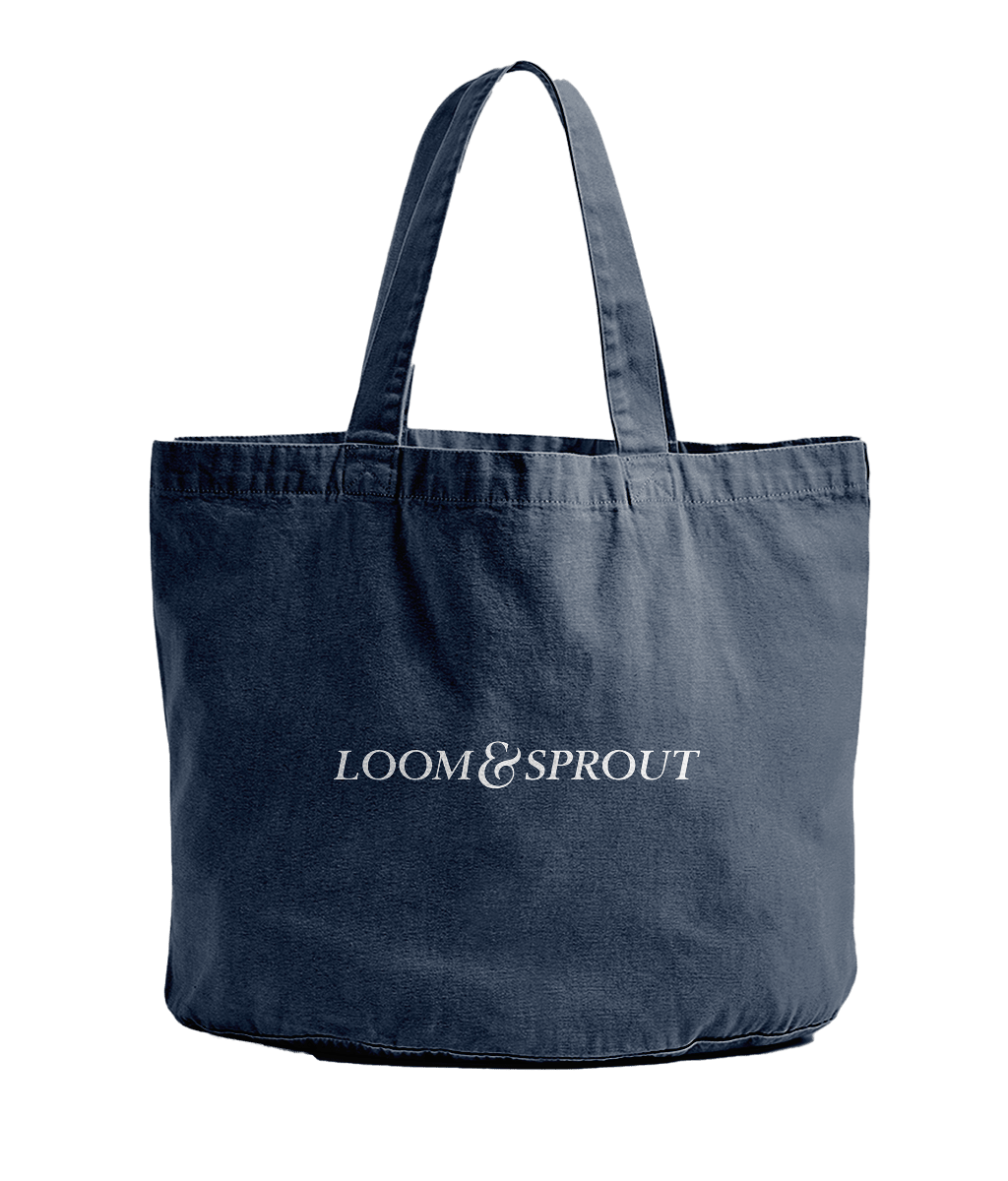 Women's Vintage Wash Canvas Tote | LOOM & SPROUT - Loom & Sprout