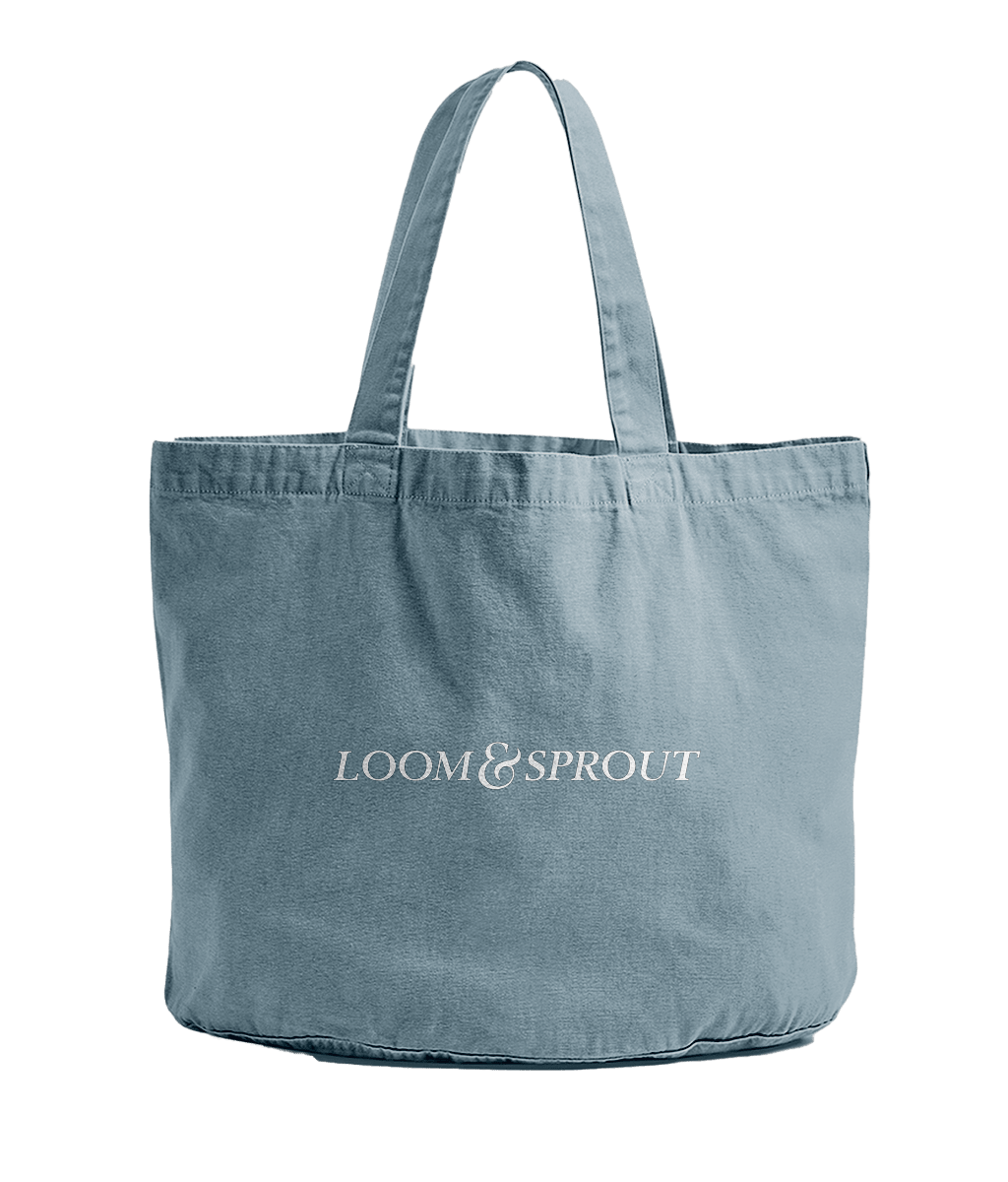 Women's Vintage Wash Canvas Tote | LOOM & SPROUT - Loom & Sprout