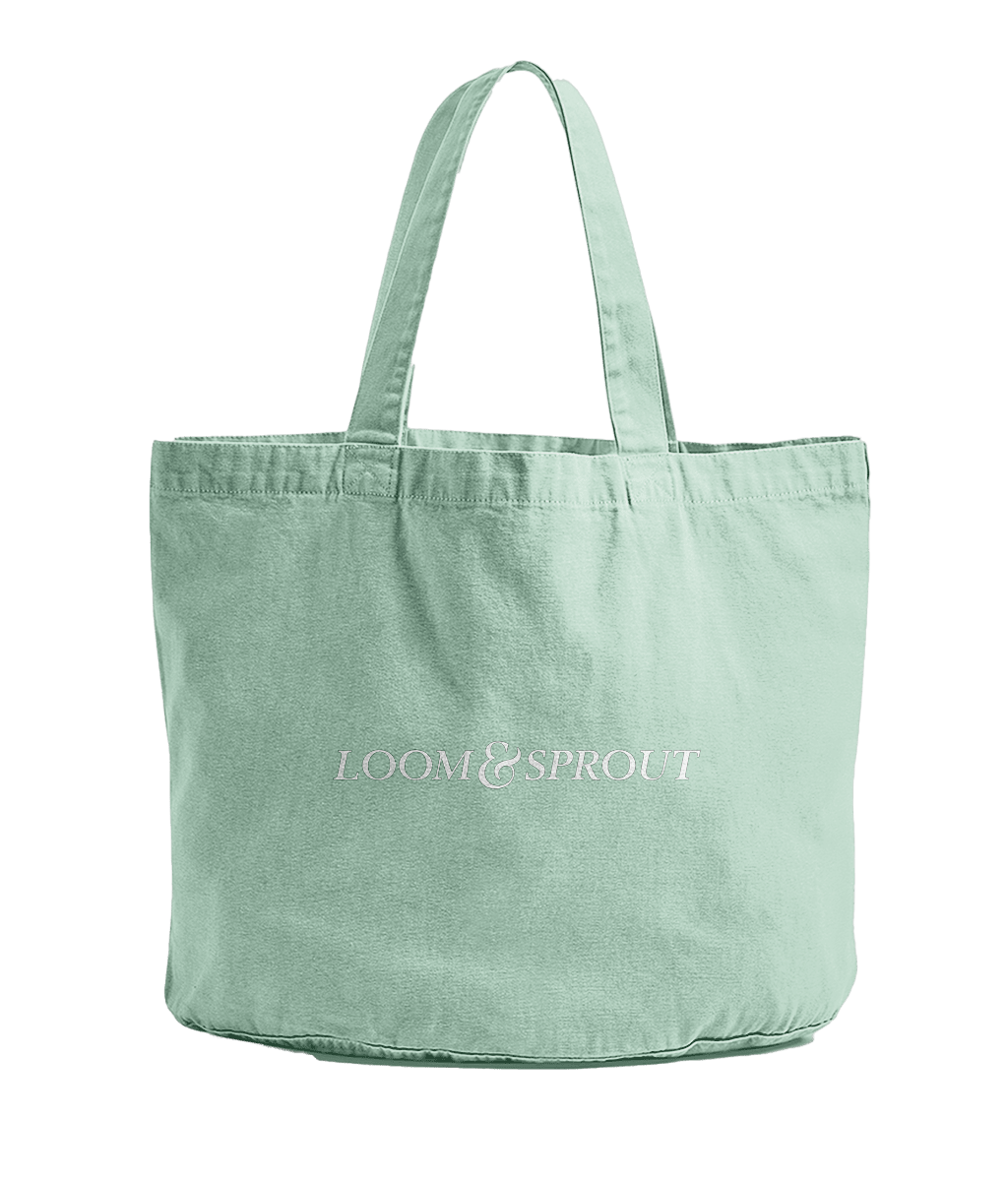 Women's Vintage Wash Canvas Tote | LOOM & SPROUT - Loom & Sprout